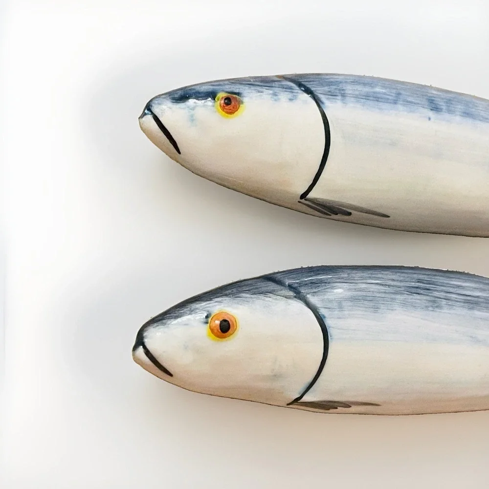 Vintage Ceramic Sardine Fish Jay Willfred For Andrea By Sadek 8